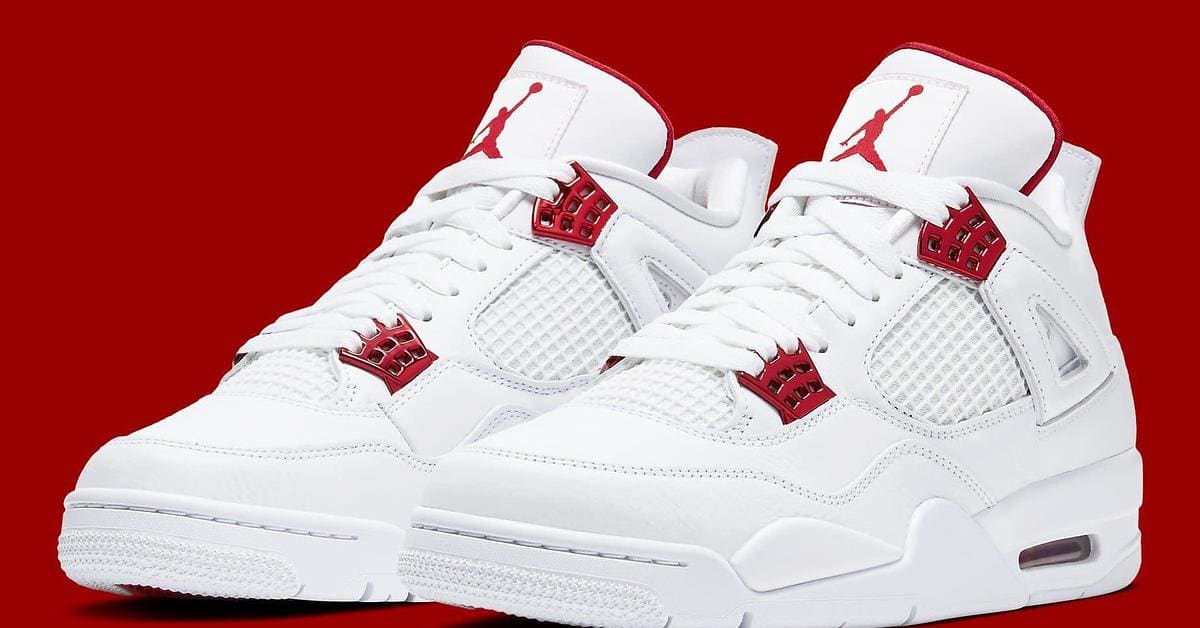 Red metallic sneakers shop