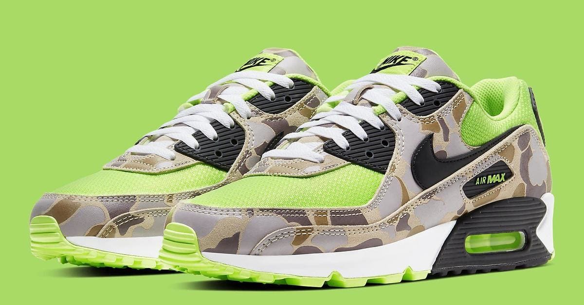 The 'Green Camo' Air Max 90 Is Releasing Soon