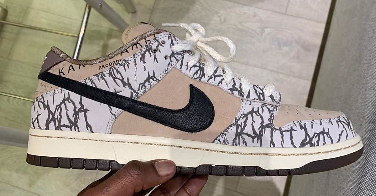 Travis Scott Shares Never-Before-Seen Nike SB Dunk Sample