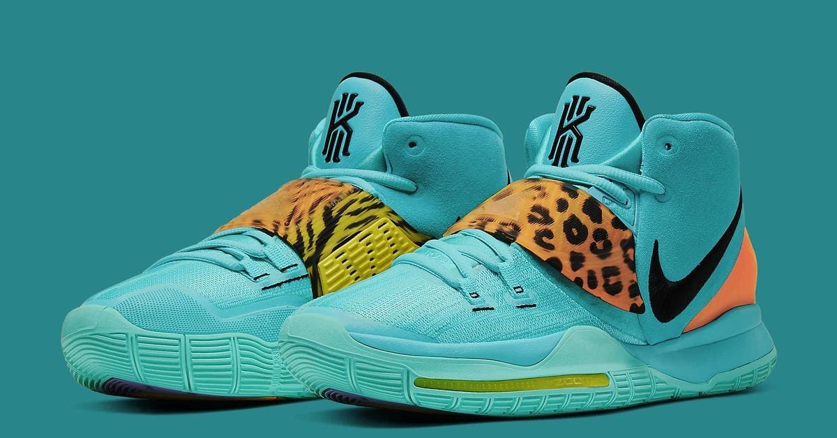 Exotic Animal Prints Cover The Latest Nike Kyrie 6