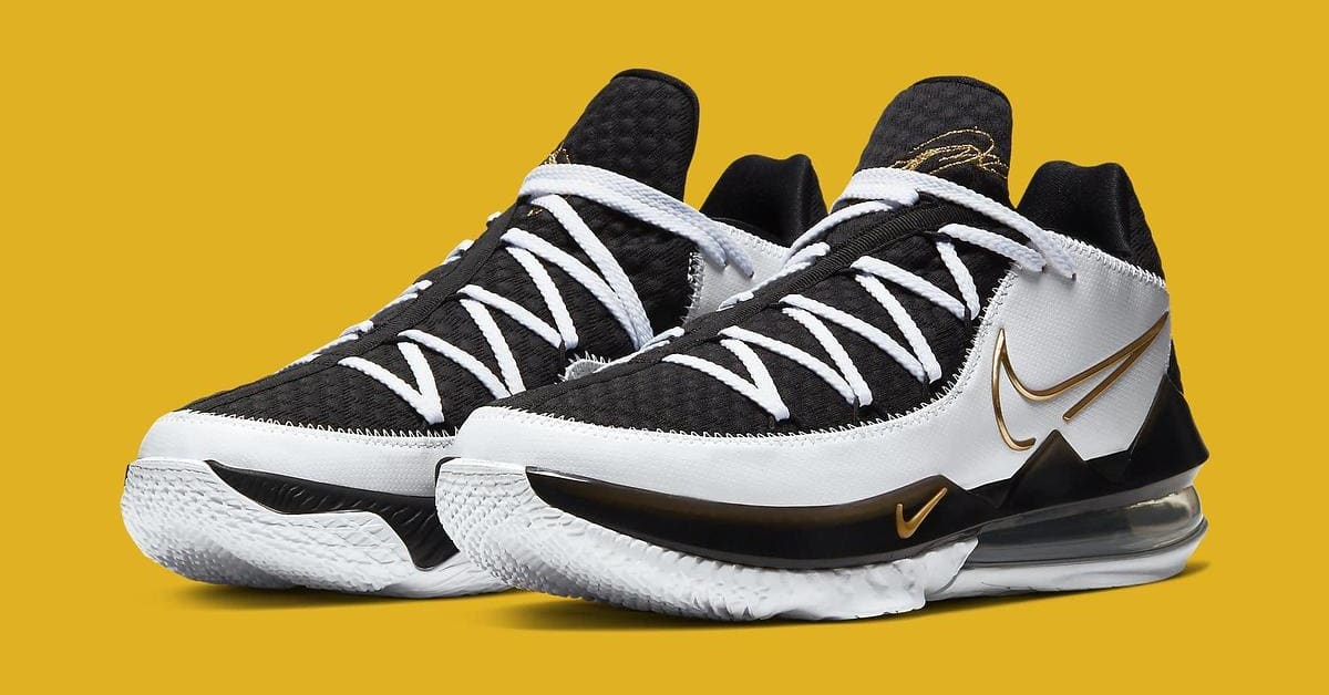 Lebron 17 black and gold 2025