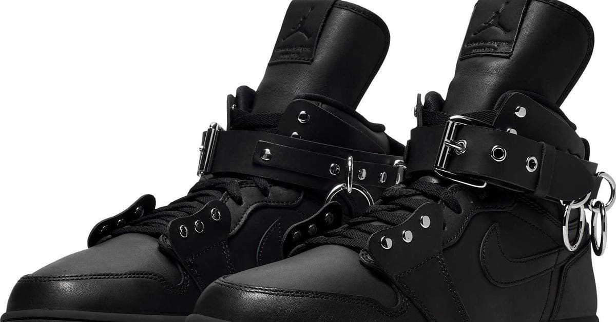 The Comme des Garcons x Air Jordan 1 High Collab Has a Re