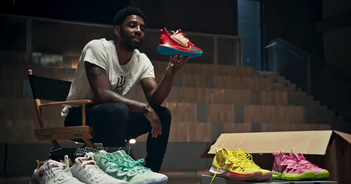 Watch Kyrie Irving Talk About His SpongeBob SquarePants