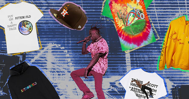 Travis scott wearing astroworld hoodie on sale
