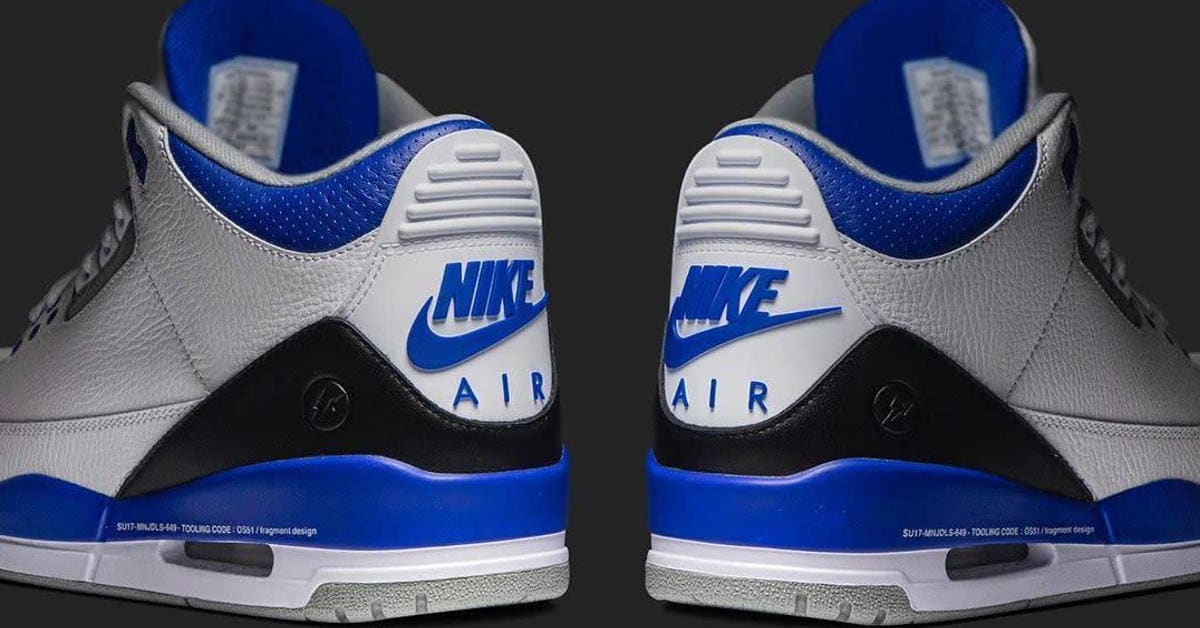 Up Close With the Fragment x Air Jordan 3