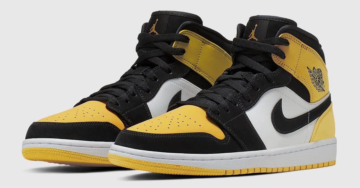 The Yellow Toe Air Jordan 1 Mid Is Releasing in Mid Cut