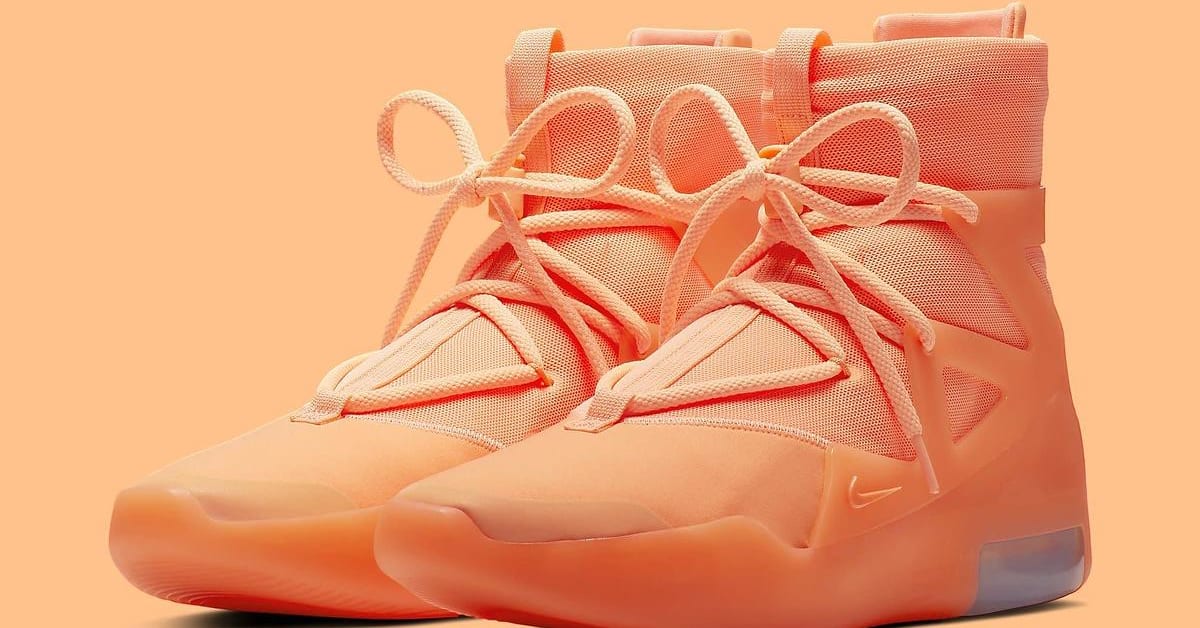 Air fear of god 1 orange pulse 2025