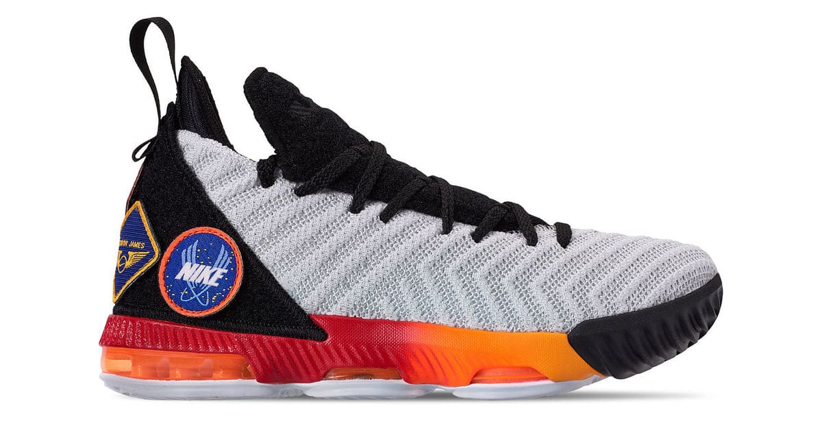 Lebron 16 white laser orange deals