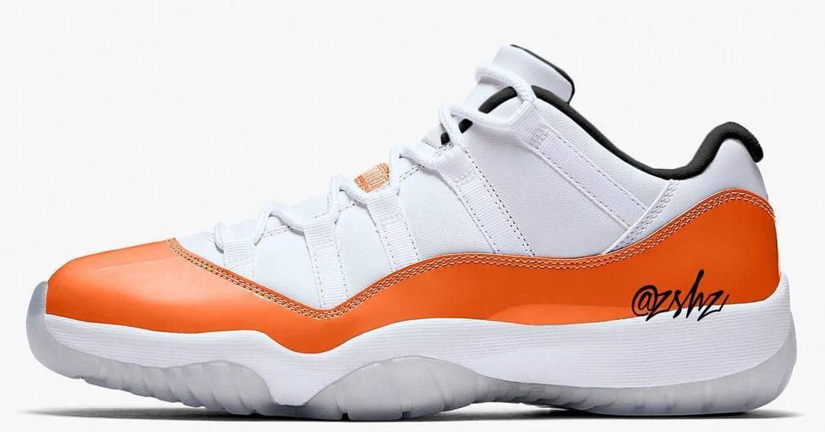 Orange Trance' Air Jordan 11 Lows Debut Next Spring