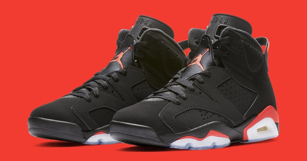 NEW Jordan 6 Infrared 2019 Nike Jordan 6 Retro Black Infrared (2019) - main image 4