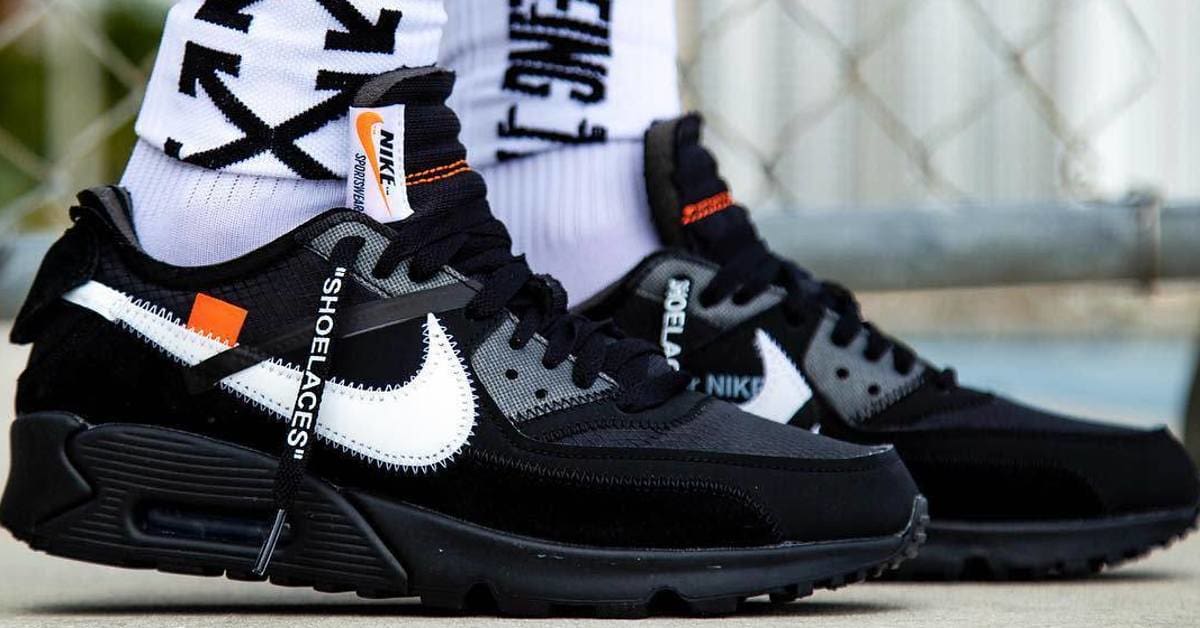 Best Look Yet at the Black Cone Off White x Nike Air Max 90