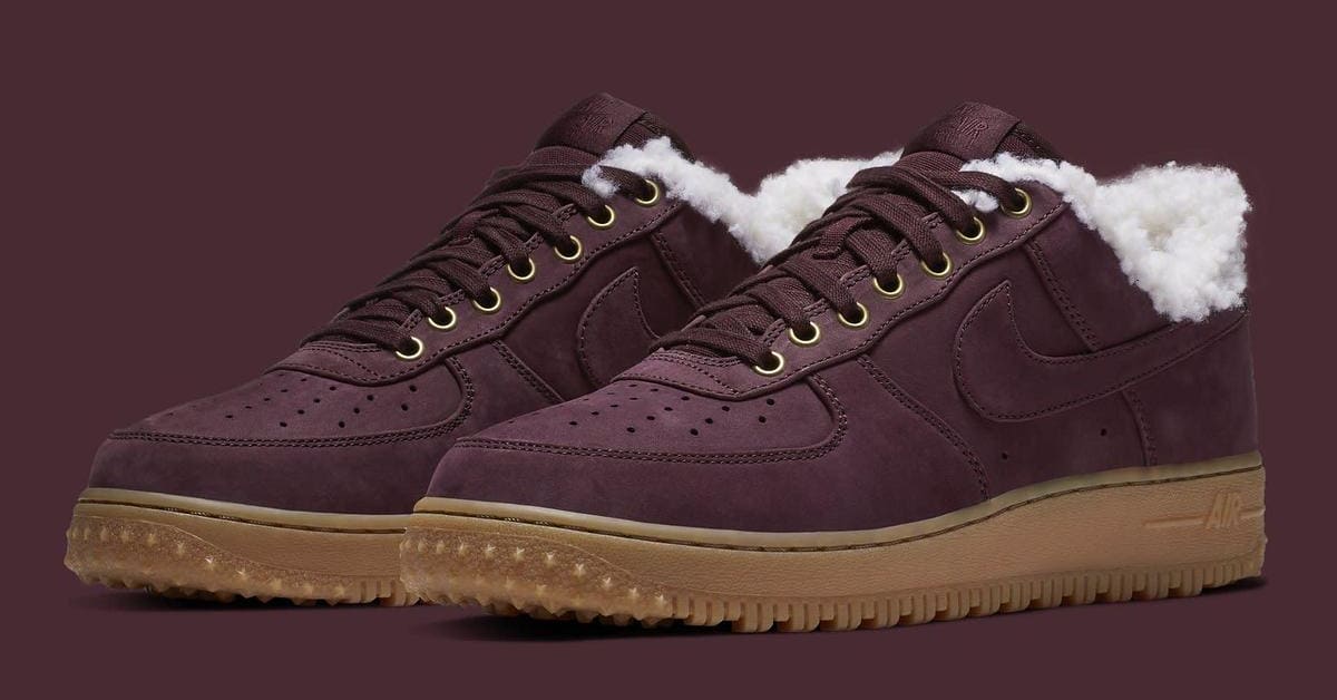 Cozy Air Force 1s for the Winter