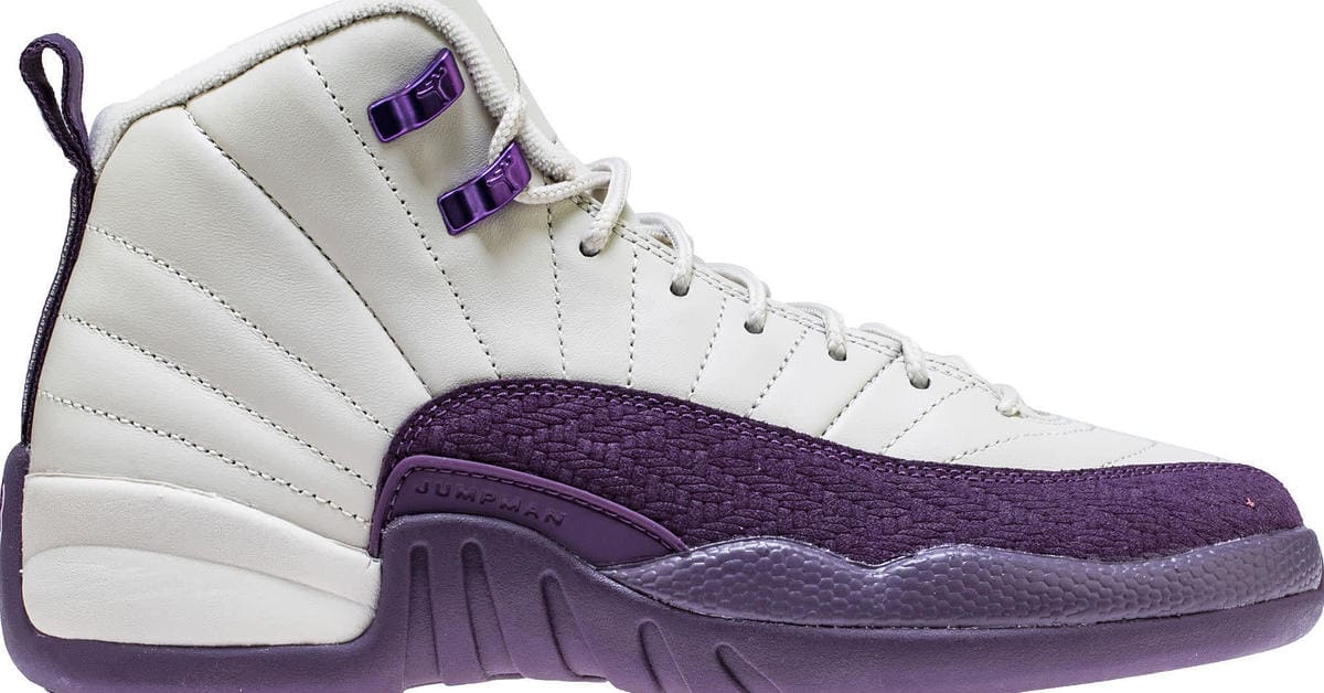Purple and Beige Jordan 12s Releasing for Kids Only