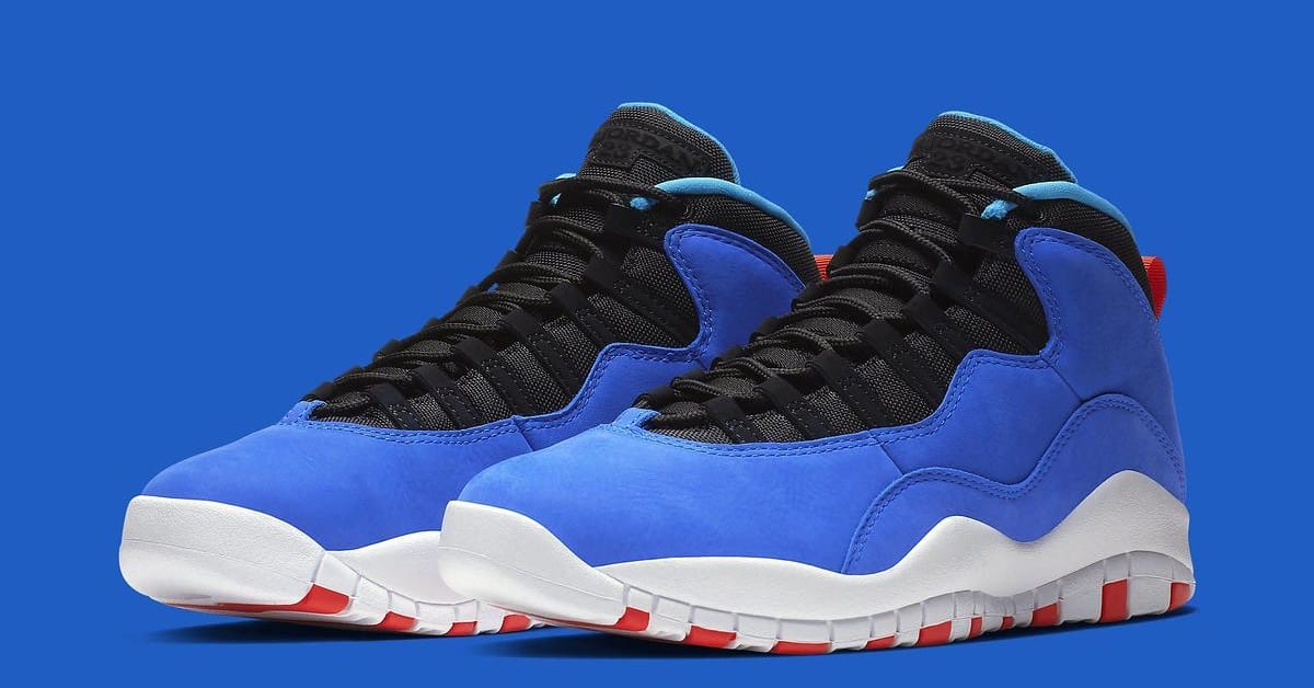 Jordan 10 racer blue top