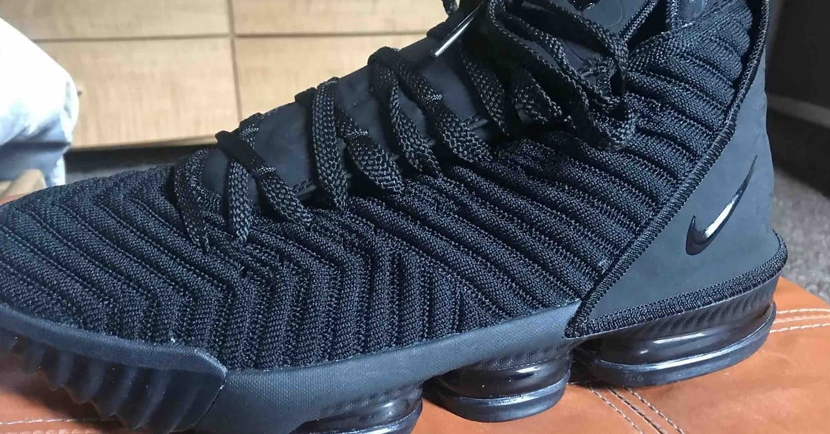 The Nike LeBron 16 Is Going Triple Black