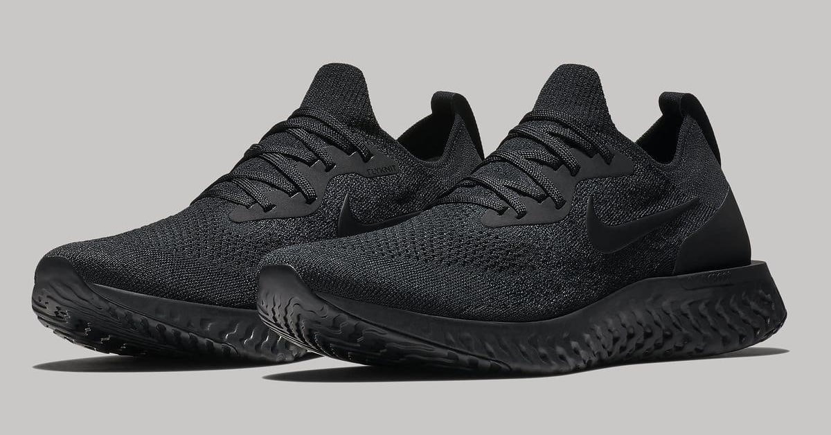 Nike Epic React Flyknit Releasing in Triple Black