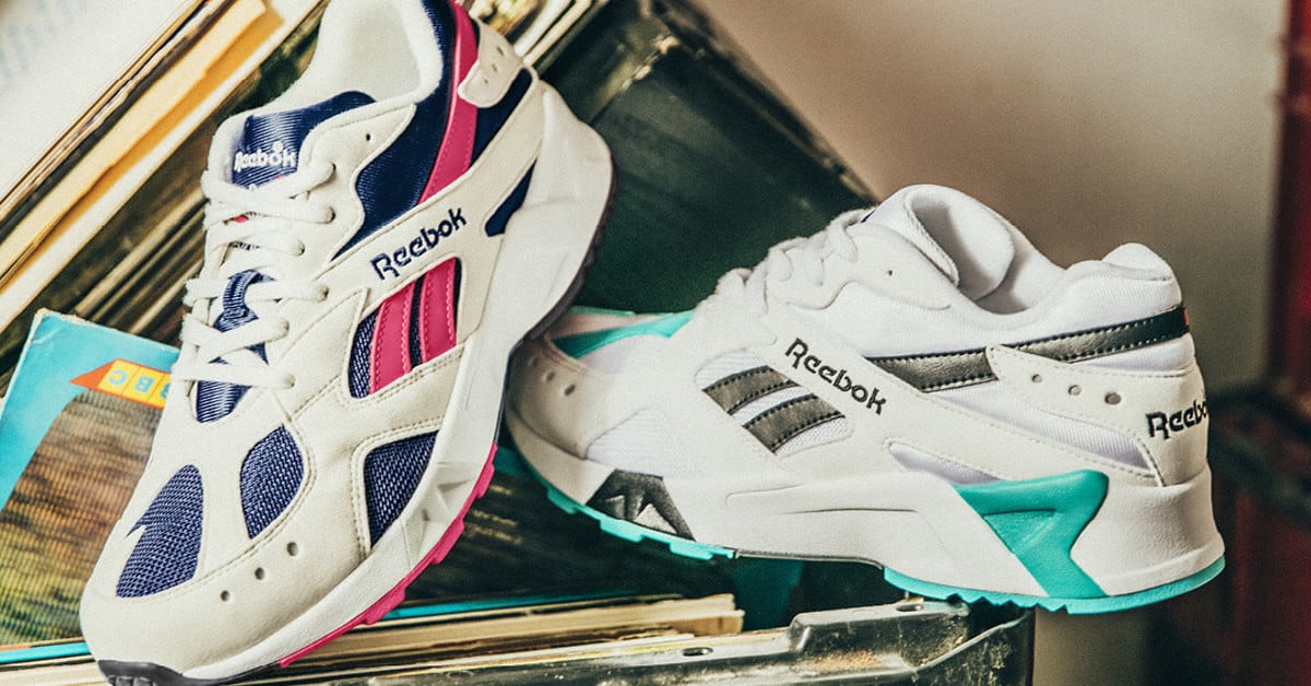 Reebok aztrek og white solid teal black outlet