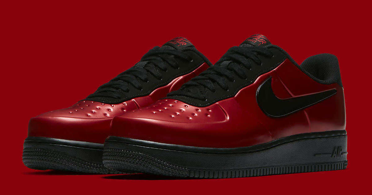 Air force 1 foamposite cup university red discount