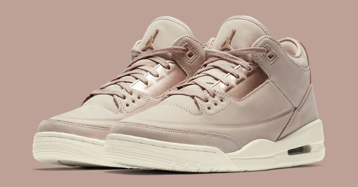 Official Photos of the Women s Exclusive Particle Beige Air Jordan 3