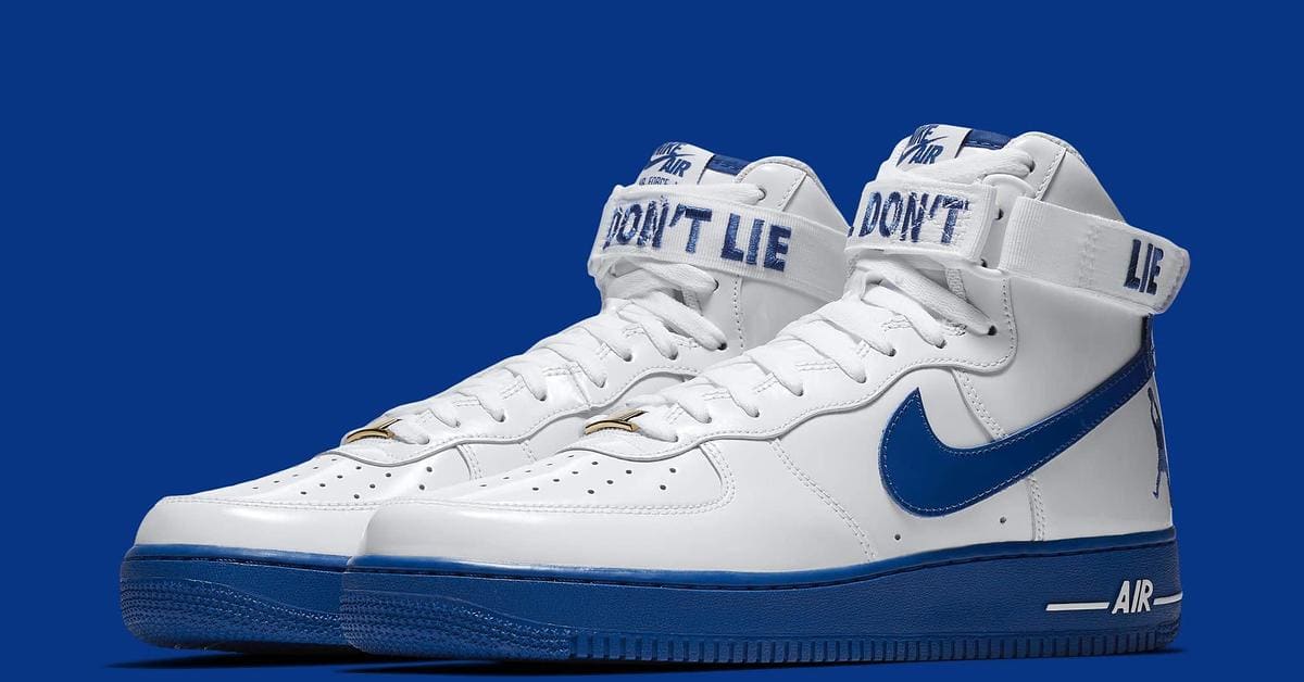 These Air Force 1 Highs Bear Rasheed Wallace s Iconic Mes