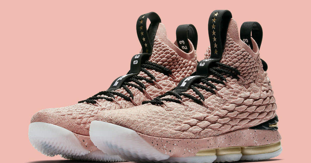 LeBron XV LMTD “ Hollywood’s” 6.5Y Nike LeBron XV 15 LMTD Unisex Hollywood Rust Pink  main image 2