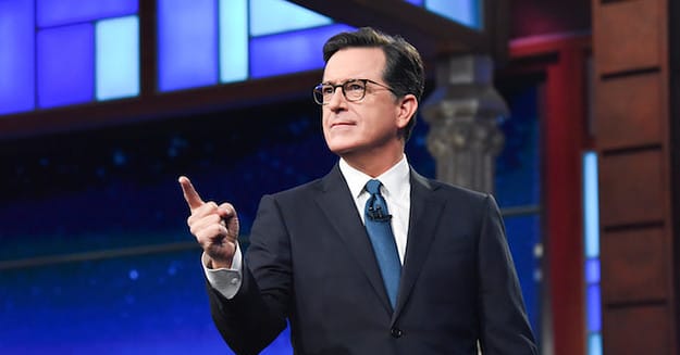 Stephen Colbert Gives Up 'King Nerd' Crown After Elon Musk's Historic ...