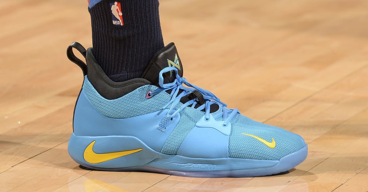 Paul George Shows Off New PG2 Colorways On Court