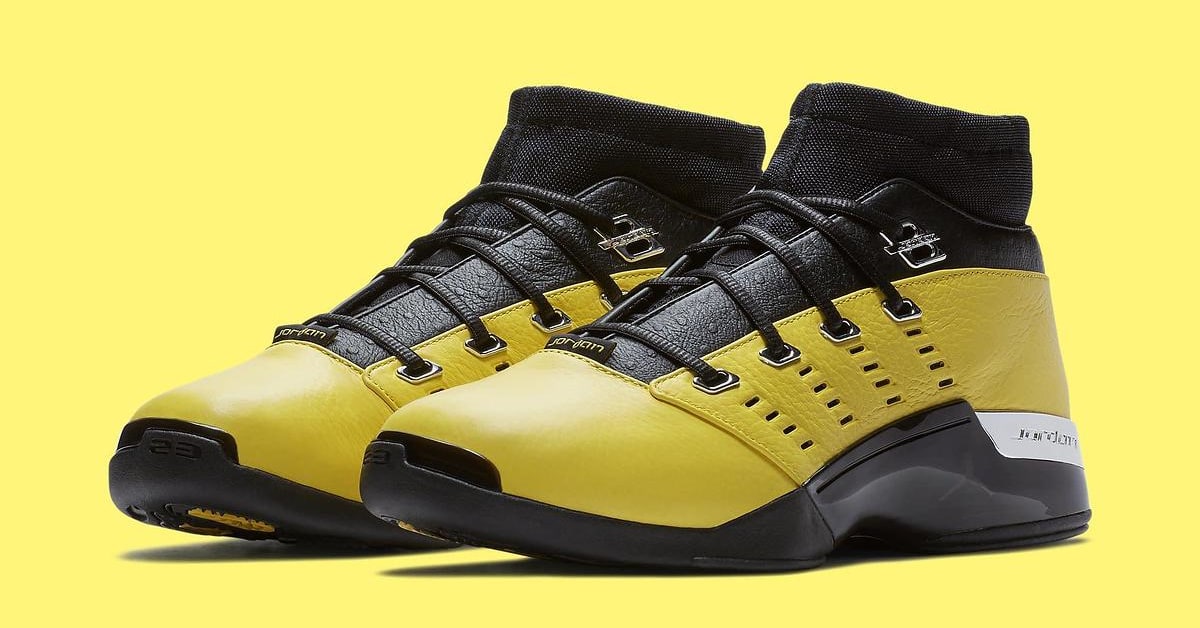 Jordan 17 black and yellow top