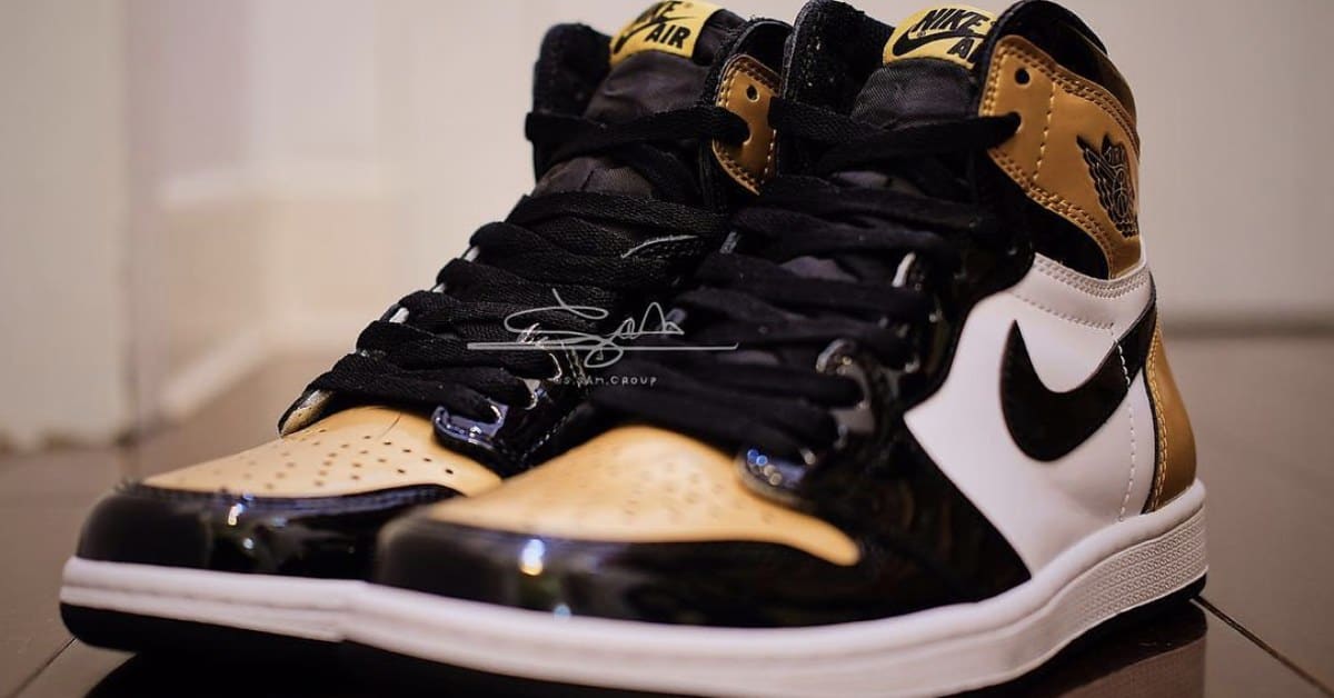 スニーカー AJ1 GOLD TOE Gold Toe' Jordan 1s Releasing in January