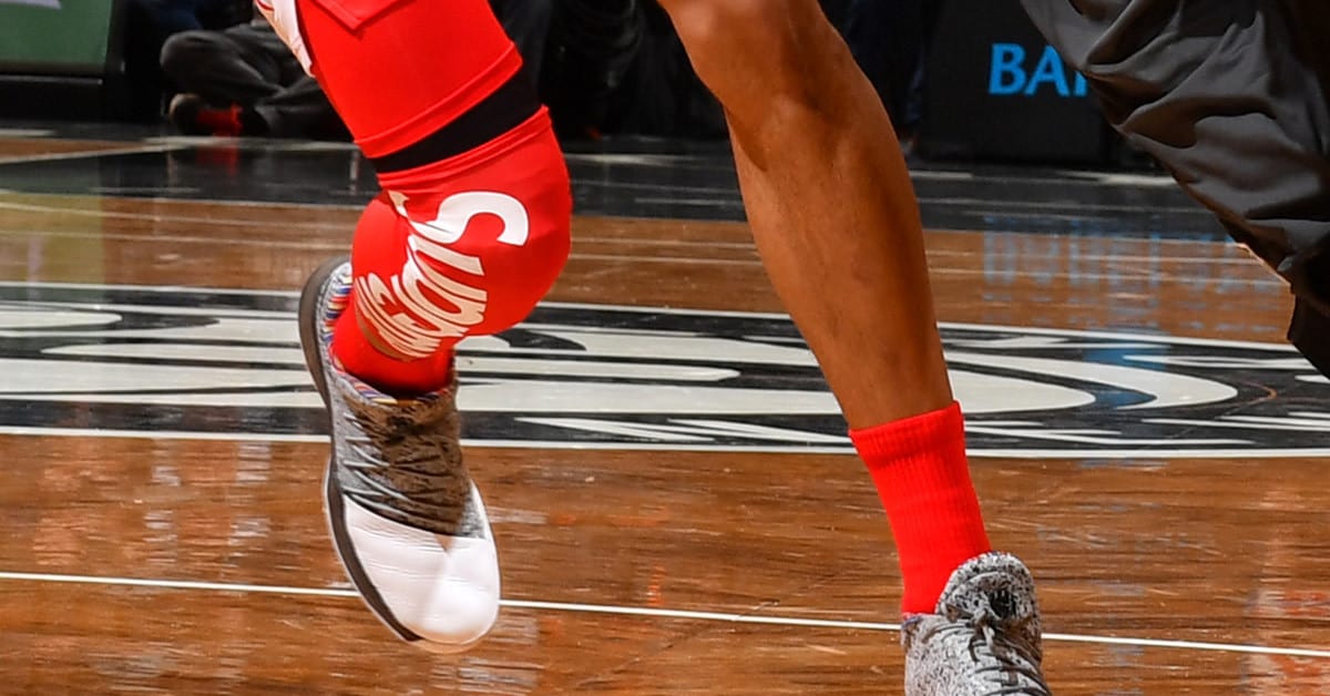 Hero Wears Supreme x Nike Shooting Sleeve in NBA Game