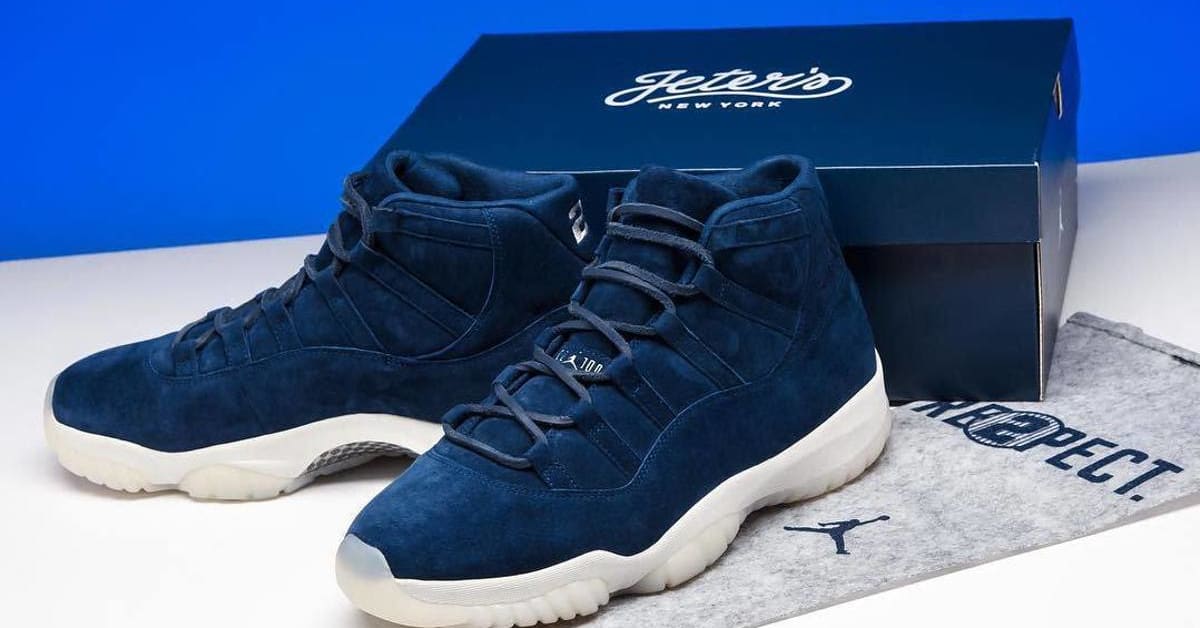 Jordan retro 11 blue suede shop