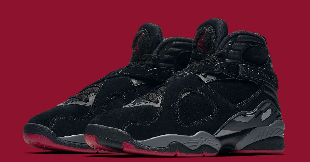 air-jordan-8-black-gym-red-  display picture 1