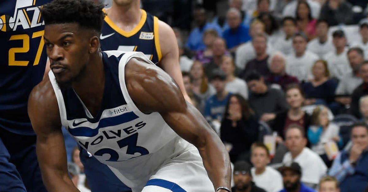 #SoleWatch: Jimmy Butler Makes Home Debut in Hot Pink Air...