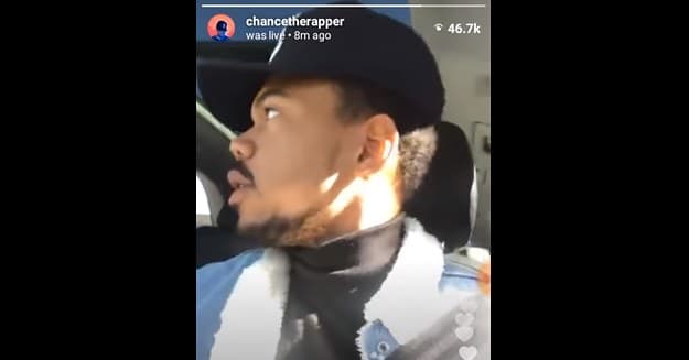 Chance the Rapper Captures Police Stop on Livestream: 'Can't Be Too ...