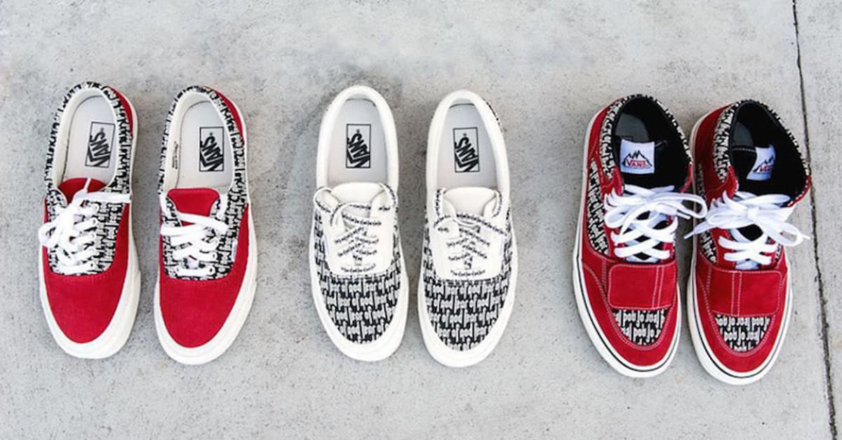 Vans collab with fear of god cheap