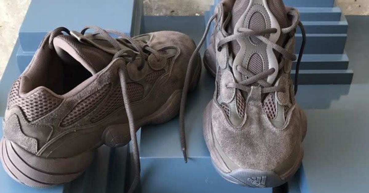 New Yeezy Runners in Grey Suede Surface