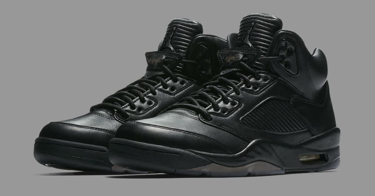 Jordan 5 all black 2025