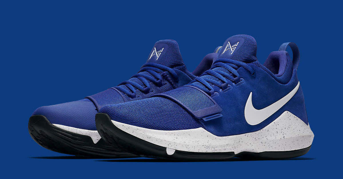 Nike Made Blue Suede Shoes for Paul George