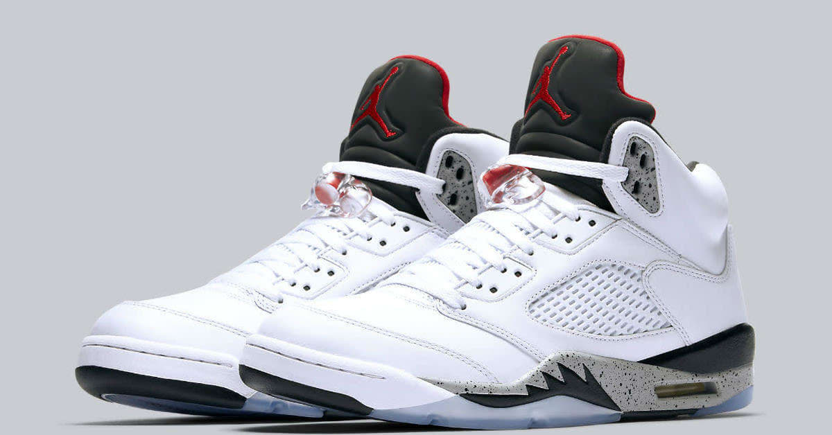 Cement Air Jordan 5s for the Whole Family