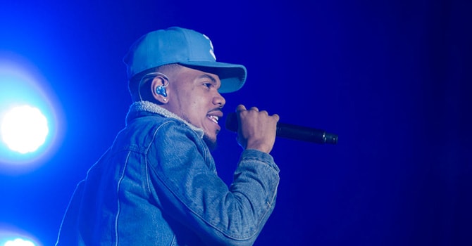 Chance the Rapper and His Daughter Participate in the Bow Wow Challenge