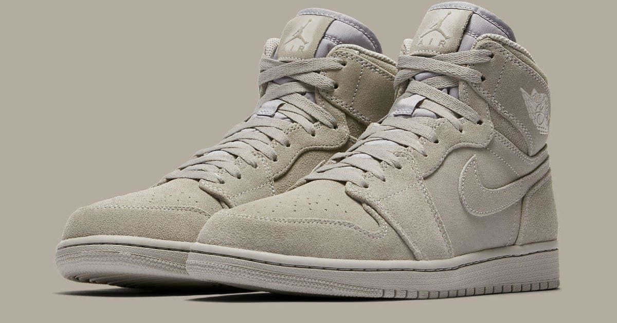 Air jordan 1 wolf grey suede sale