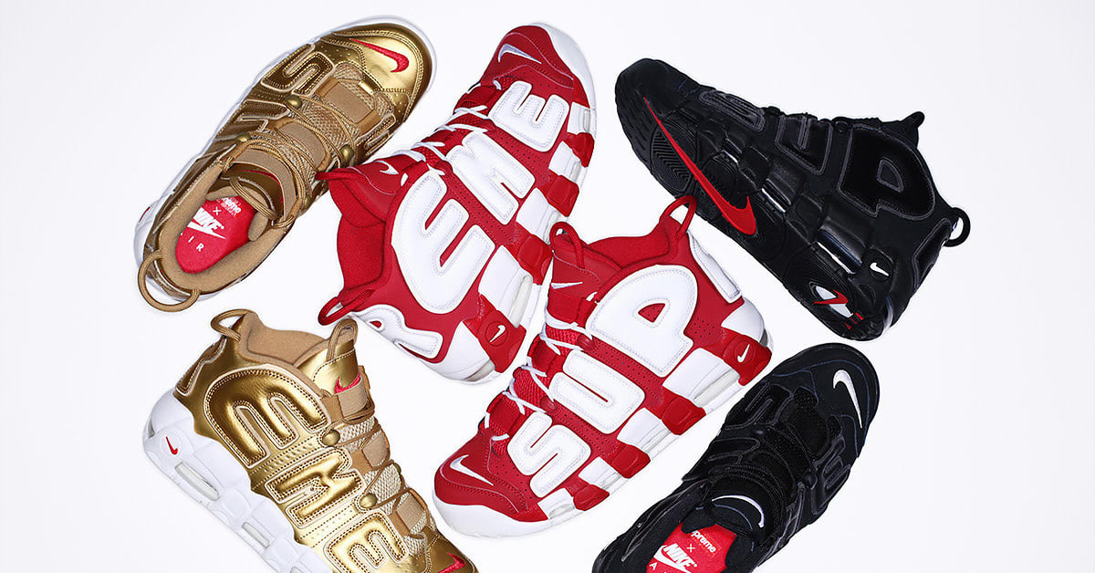 Supreme uptempo tri color clearance