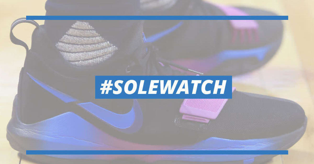 SoleWatch Paul George Wears the Wildest Nike PG1 Colorw