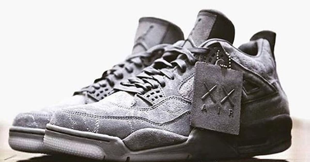 Kaws Leaks Air Jordan 4 Collaboration