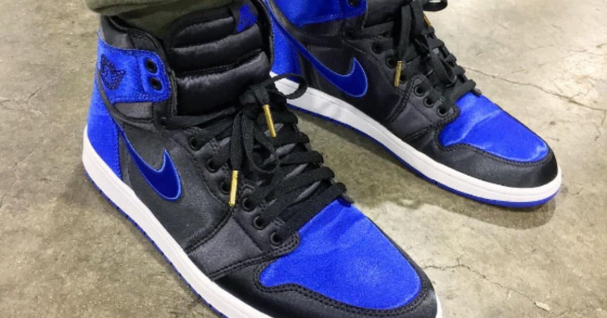 First Look at 'Royal' Satin Air Jordan 1s