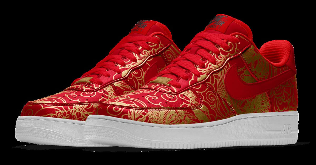 日本未入荷!★[NIKE]★Nike Air Force 1 Low Gold Swoosh RED Buy Wmns Air Force 1 Low 'Red Gold Swoosh' - AO2132 602 | GOAT