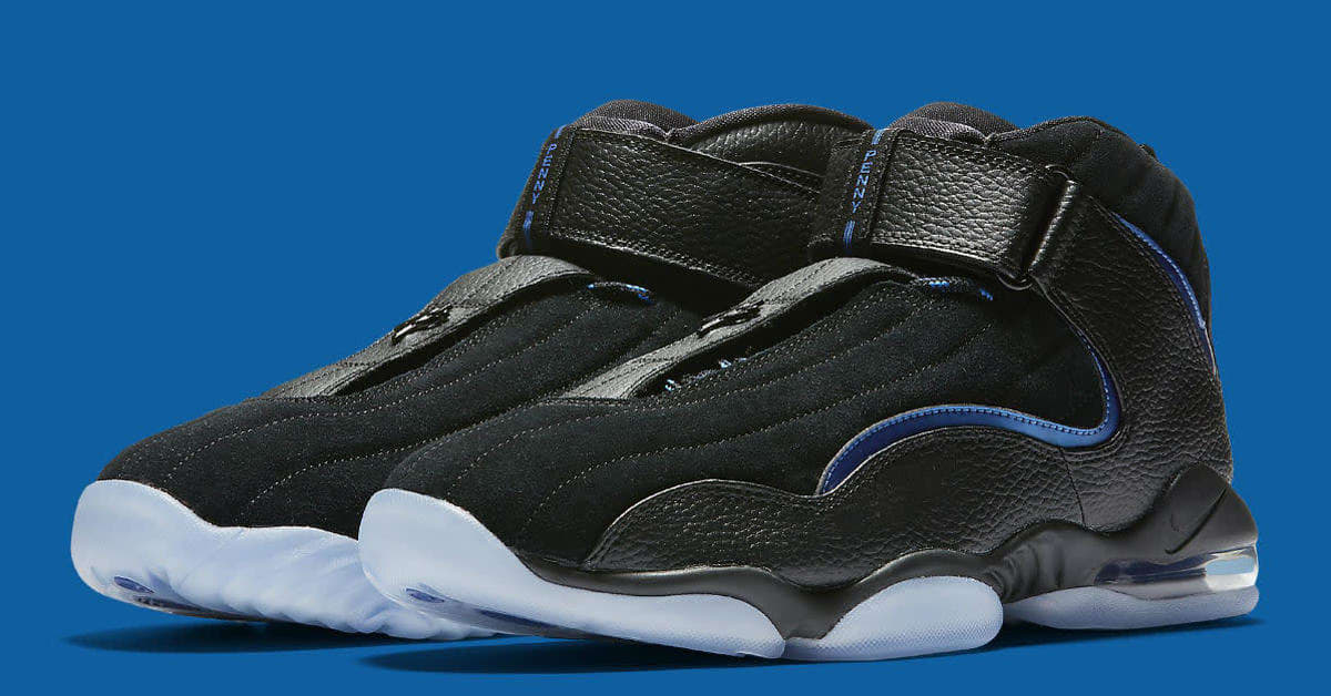 【美品】AIR PENNY 4 エアペニー4 2016年製 白青 US11.5 Nike Air Penny 4 'White & Black & Atlantic Blue'. Nike SNKRS