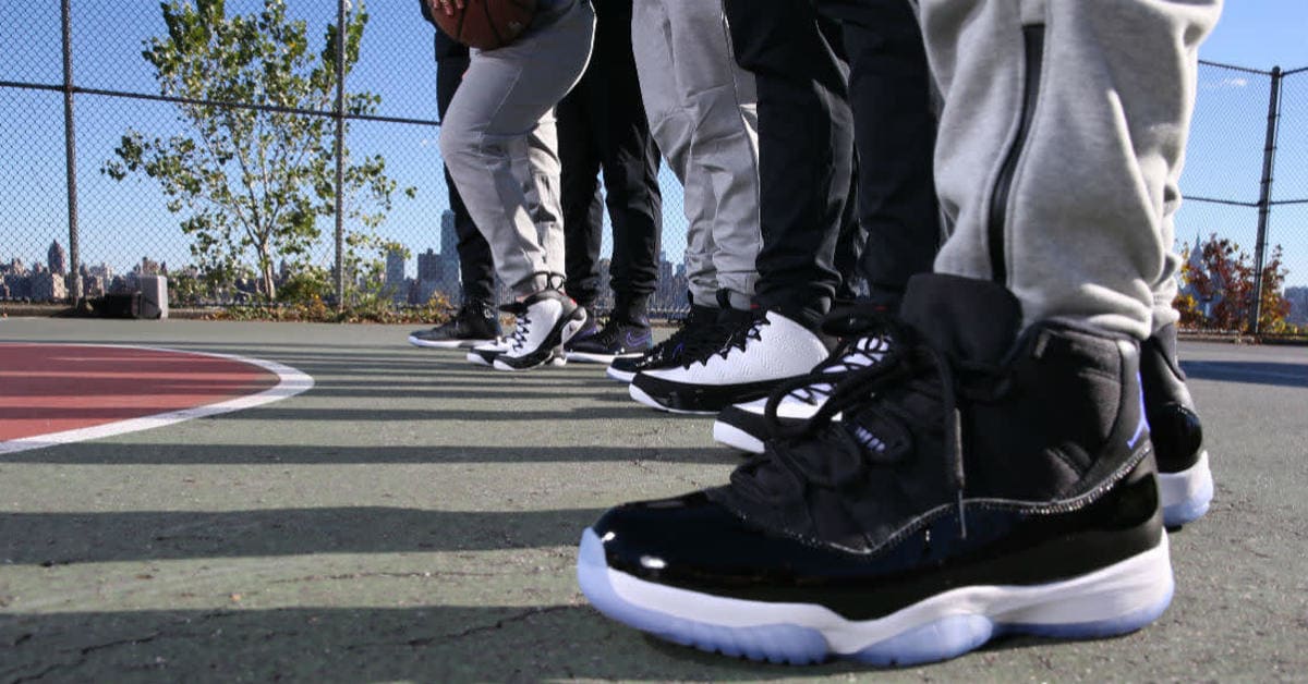 Jordan 11 space jam 2016 on feet cheap