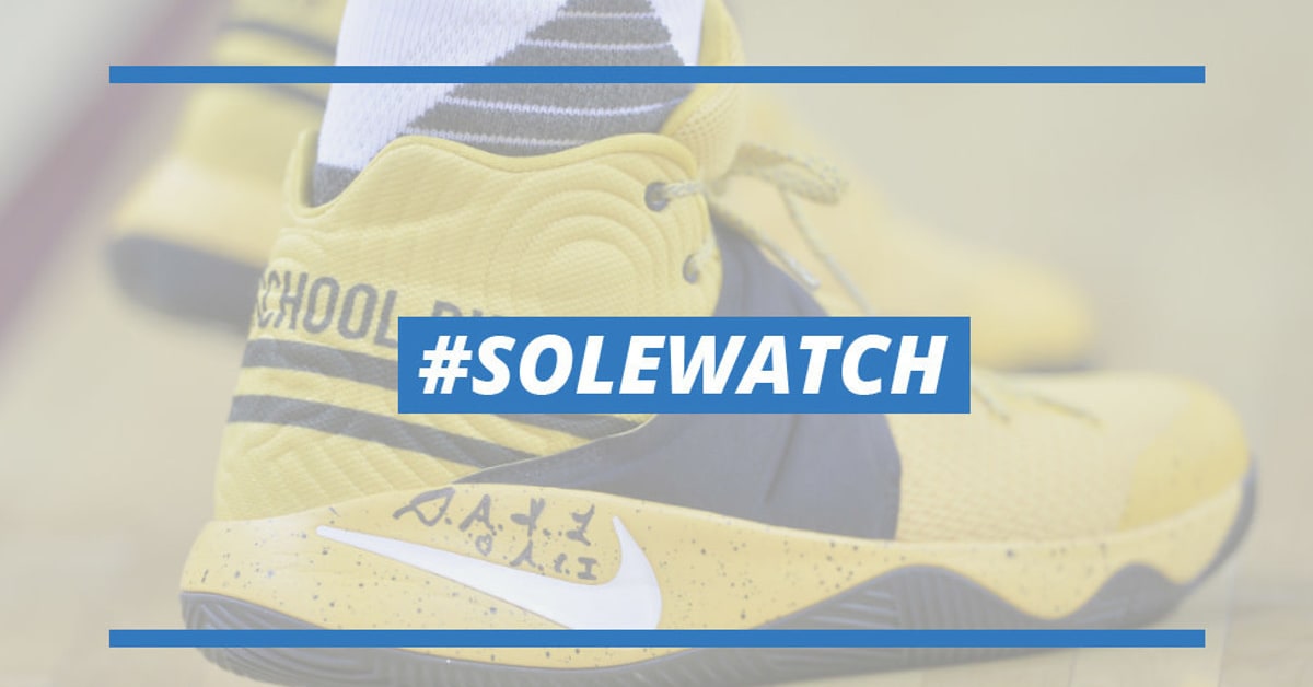 SoleWatch Kyrie Irving Has School Bus Nikes In His Si