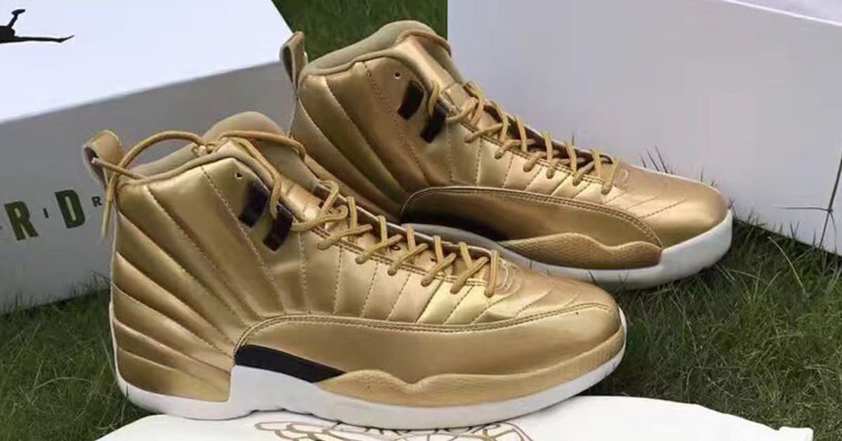 Air jordan 12 metallic gold new arrivals